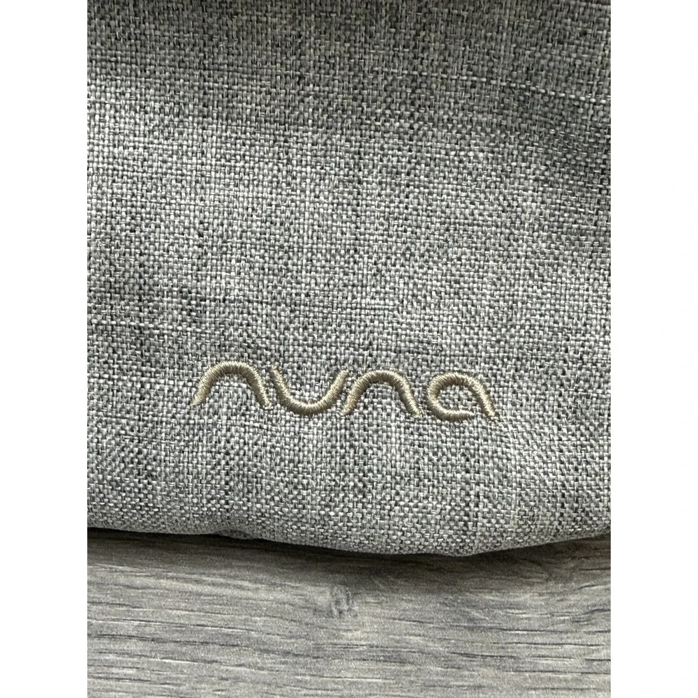 Nuna Stroller Sling Bag Handle Organizer Pouch Gray Brown Phone Wallet Unisex